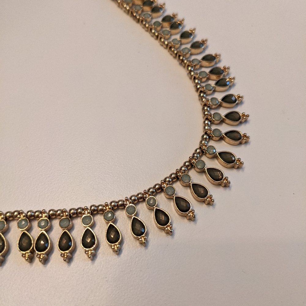 Green Statement Necklace